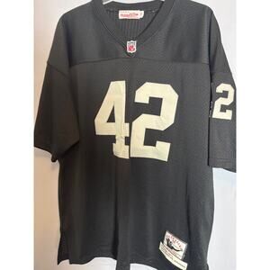 M&N Ronnie Lott Oakland Raiders Throwback Authentic Jersey Men’s Size 54
